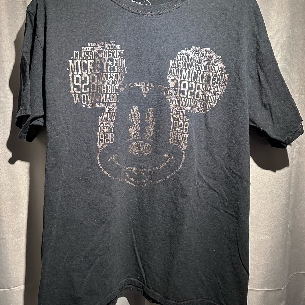 Disney Black Mickey Mouse Graphic T-Shirt
